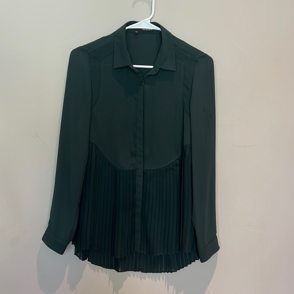 The Kooples, blouse dark green, size XS, very good shape